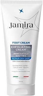 Jamira Foot Cream Advanced Repair, Hydrating Licorice Extract & Glycerin Formula for Dry or Rough Feet, Softening, Smoothing & Daily Moisture Care, 100ml