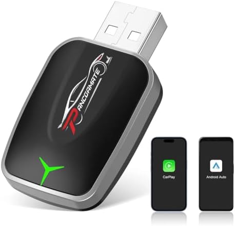 2025 Upgraded 2-in-1 Wireless CarPlay & Android Auto Adapter, Converts ...