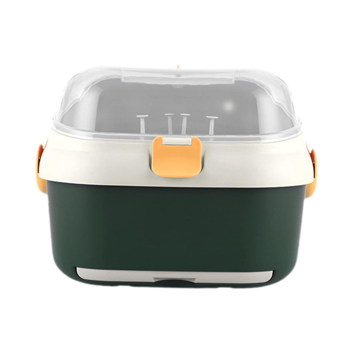 Aufbewahrungsbox für Milchflaschen mit Deckel, Abtropfbox aus Pp, 1 Stück
