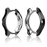 Effektiver Schutz: weiche und schlanke plattierte TPU. Diese Hülle deckt alle Kanten ohne Displayschutz ab und bietet wirksamen Schutz für Ihre Galaxy Watch 42mm Smartwatch vor Kratzern, Fallenlassen, Stoßen usw.