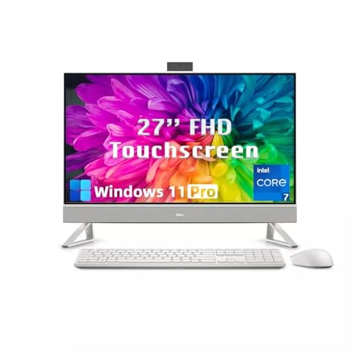 Dell 27 All-in-One Desktop Computer, 27" FHD IPS Touchscreen, Core 7 150U(Up to 5.5 GHz), Wireless KB & Mouse, NVIDIA GeForce MX570A GDDR6, Wi-Fi 6E, Windows 11 Pro (32GB RAM, 1TB SSD)