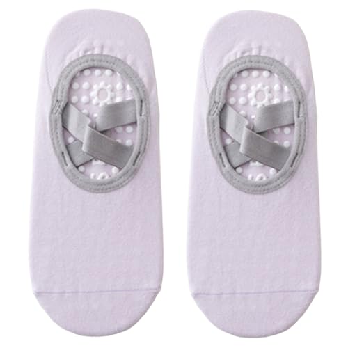 Dsgzkk Socks,Women Nonslip Grip and Straps Bandage Cotton Yoga Socks Low Cut Socks for Pilates Barre Ballet Barefoot Workout