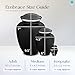Geturns Embrace Adult Personalized Doves Cremation Urns for Human Ashes I Large Black Funeral Urn for Men and Women I 200 lbs