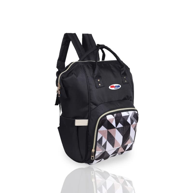 Chinmay Kids Diaper Bag Printed Waterproof Multifunctional Travel Backpack For New Born Backpack Diaper Bag,Black car-image-44