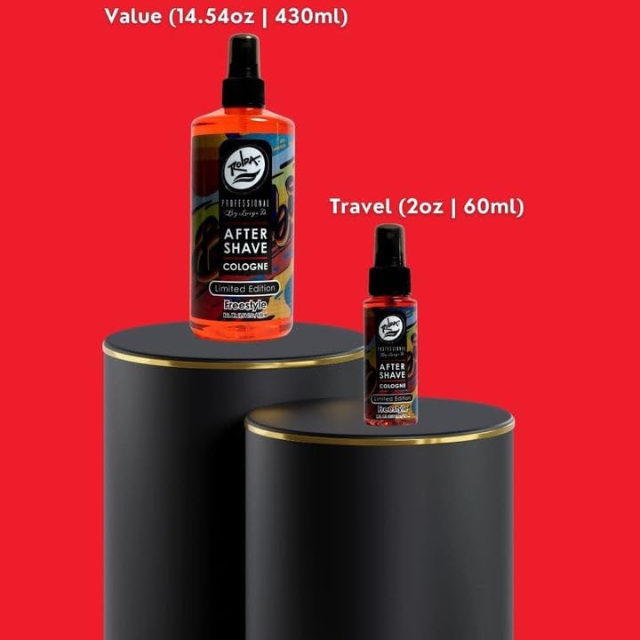 Freestyle - Tónico para después del afeitado en aerosol de colonia para hombres, tónico para después del afeitado calma la irritación, ayuda a curar y limpiar las áreas afeitadas, fragancia 4