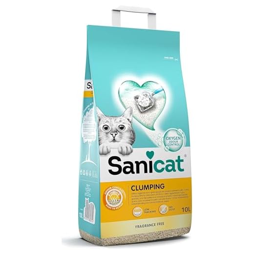 Sanicat Klumpstreu ohne Duftstoffe 10 l