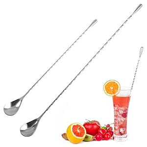 Cocktail Lepel Restaurant Bar Cocktaillepel Van Roestvrij Staal Met Lange Steel Lange Cocktail Menglepel Cocktailshake…