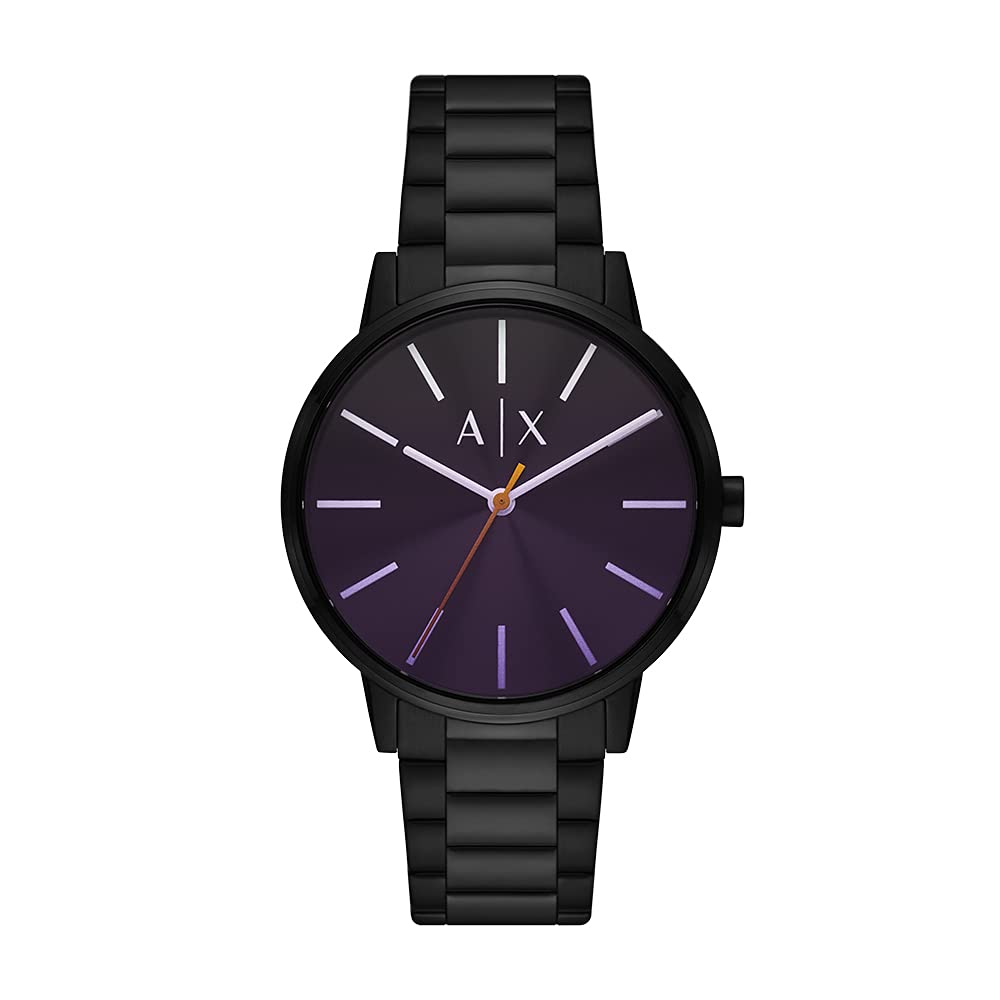 Analog Black Dial Men's Watch-AX2736