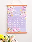 MANOA® Calendario 2024 de pared - 12 Láminas decorativas - soportes de madera