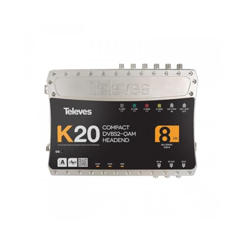 Televes Kompaktkopfstelle K20-16 16 TransponderDVB-S2 in QAM