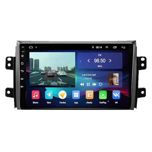 Radio coche 2 DIN para Fiat Sedici con Carplay: conecta tu iPhone y viaja con Siri
