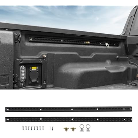 Maxzina Truck Bed Tie Down Rails Cover