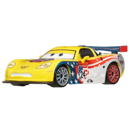 Disney Cars Mattel 2025 Ressorts de radiateur moulés sous pression Échelle 1/55 Race & Rescue Jeff Gorvette
