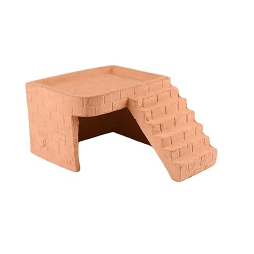 Akasooda 亀 浮島 アクアリウム 両生類 爬虫類 亀 浮島 洞窟 隠れ家 水槽の装飾用 爬虫類の隠れ家を隠す 湿度維持 水槽 陸地 足場 両生類 飼育 隠れ家 粘土製造 カメ クモ カエル ゲッコ カマキリ ヘビ サソリ 庵クラブ (L)