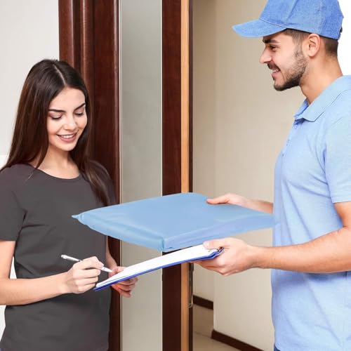 Image of Metronic Poly Mailers 90000 Pack 12 x 15.5, Strong Adhesive Shipping Envelopes for Clothing, Waterproof Shipping Bags for Businesses, Flexible Mailers Poly Bags, Packages Bags Bulk, Light Blue