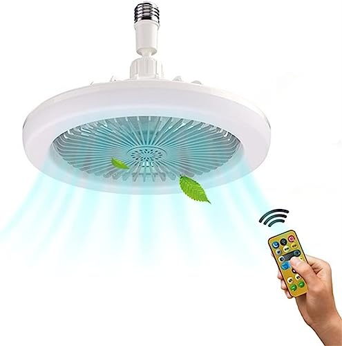 Enclosed Ceiling Fans with Lights and Remote, 10 Inch Mini