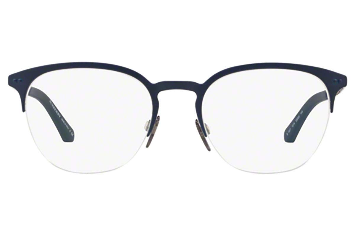 BURBERRY BE1327-1274 Eyeglass Frame GUNMETAL/MATTE BLUE w/DEMO LENS 53mm
