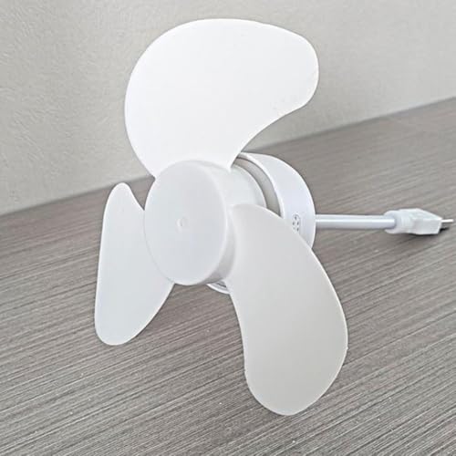 Ventilador de techo USB de 14 cm, portátil, silencioso, pequeño, para colgar en cama, dormitorio, tienda de campaña, patio, porche, caravana