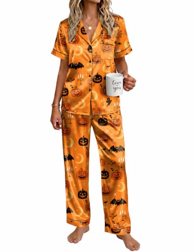 Women's Satin Pajama Sets - image 1
