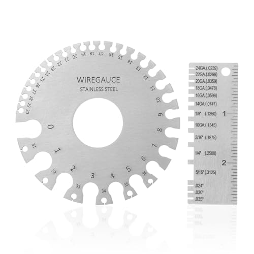 Wire Gauge Measuring Tool (2 Pack)