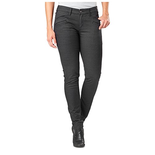 5.11 Tactical Women's Cavalry Twill Defender-Flex Slim Pants, Device Ready Pockets, Soft Fade Finish, Style 64415