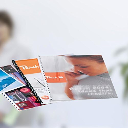 Set de encuadernación de plástico Peach PB100-14 para proteger informes sin hojas sueltas 2
