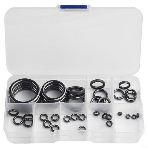 Fishing Rod Guide for Ring Replacement Kit with 40pcs Ceramic Line Guides for Rod Eye Repair Components, Fishing Rod Maintenance Supplies