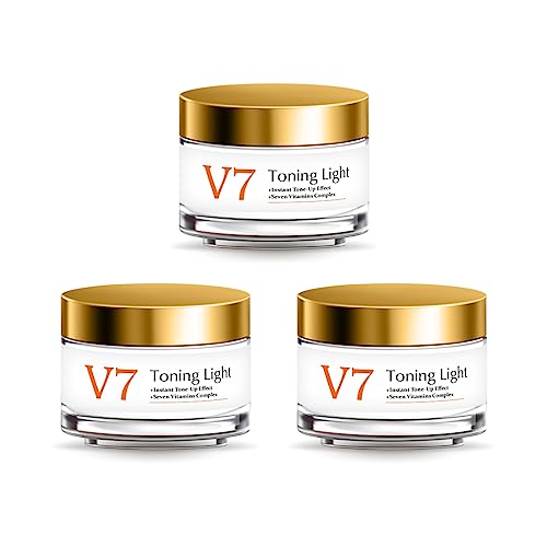 URBANPRODUCTS V7 Toning Light Cream Whitening Skincare Moisturizing Face Cream Women 50g Pack of 3