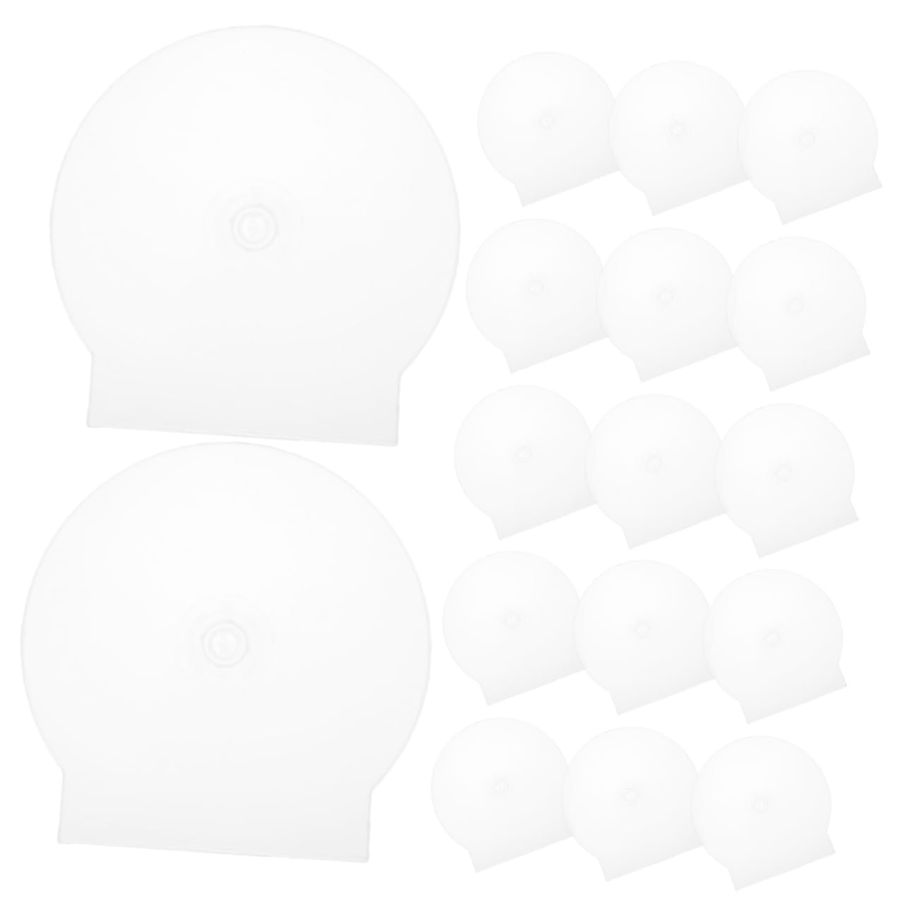 CHILDWEET 50pezzi Scatola Per Cd in Plastica Trasparente Custodia Per Dvd Singolo Custodie Standard Per Cd e Dvd Per Organizzazione e Protezione Da Graffi e Polvere