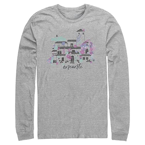 T-shirt homme Encanto Disney manches longues coupe longue anti-remontée taille 3XL