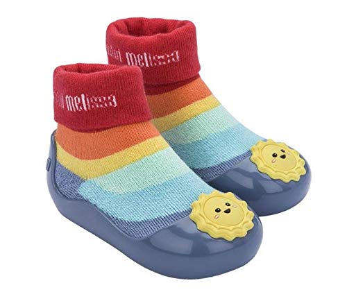 Mini Melissa Alpha Play Sunny Day Baby :Vermelho/Lavanda;Tamanho do calçado:22