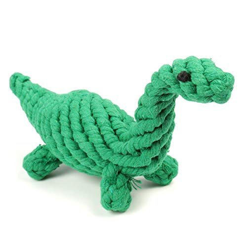 ViLLCASE Brinquedo de mastigar de corda de algodão para cães para limpeza de dentes, treino de mordi