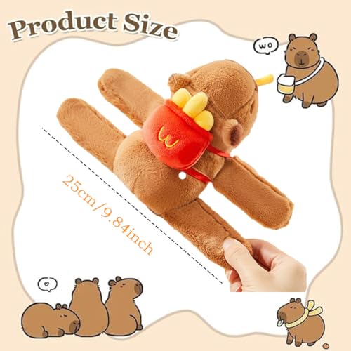 Image of Capybara Plush Toy, Soft Stuffed Animal, Cute Capybara Gifts for Girls and Boys, Perfect for Birthday Presents and Home Decor (25cm)