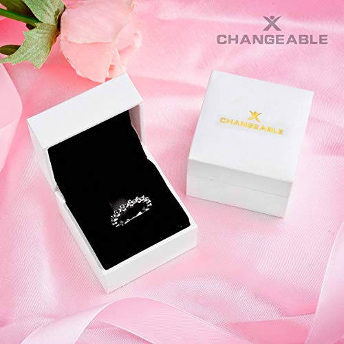 Changeable - Anello da donna in argento Sterling