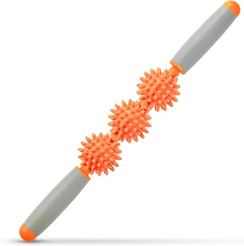 Rodillo muscular para fascia, masajeador de celulitis, rodillo de fascia para celulitis y dolores musculares, cuello, pierna, espalda, punto de