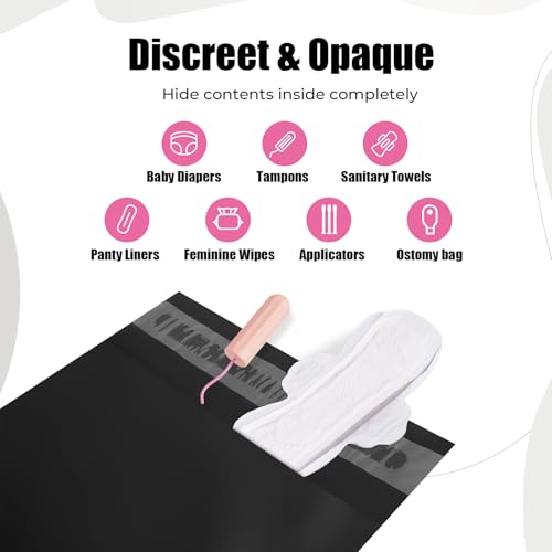 96 pcs bolsas desechables para pañales adultos grandes, morado miniatura 6