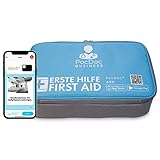 PocDoc Business - Intelligenter Verbandkoffer mit Erste Hilfe APP (iOS & Android) - Für Betriebe & Unternehmen - Inhalt nach DIN 13157 + Pinzette & Wundreinigungstücher