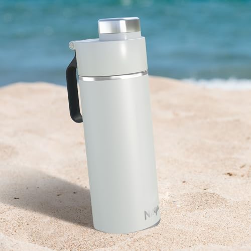 Ninja Thirsti Wasserflasche/Thermobecher, 700ml, auslaufsicherer Deckel – Ansicht 2