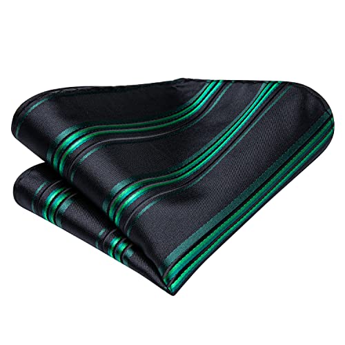 Image of Hi-Tie Men 63inches Tie Set Extra Long Necktie Paisley Tie Pocket Suqare Cufflinks Big and Tall Men Tie