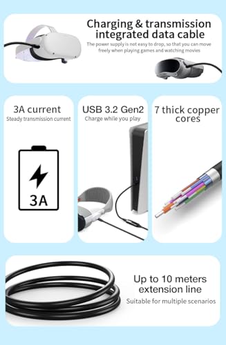 Cable activo USB C a A 7m de 10Gbps con repetidor para datos rápidos 4