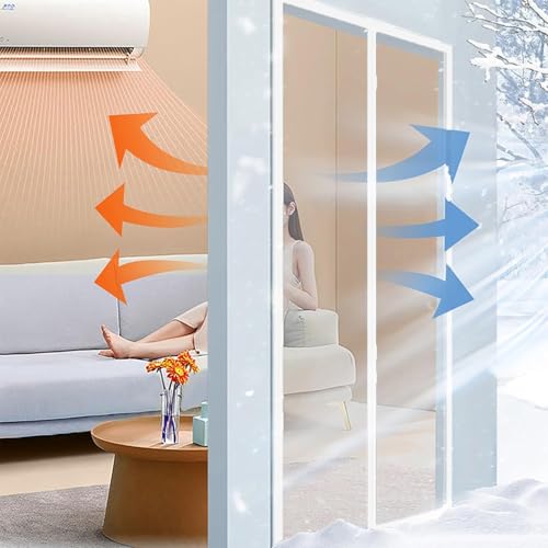 Rideau de porte insonorisant et thermique à fermeture magnétique - 5