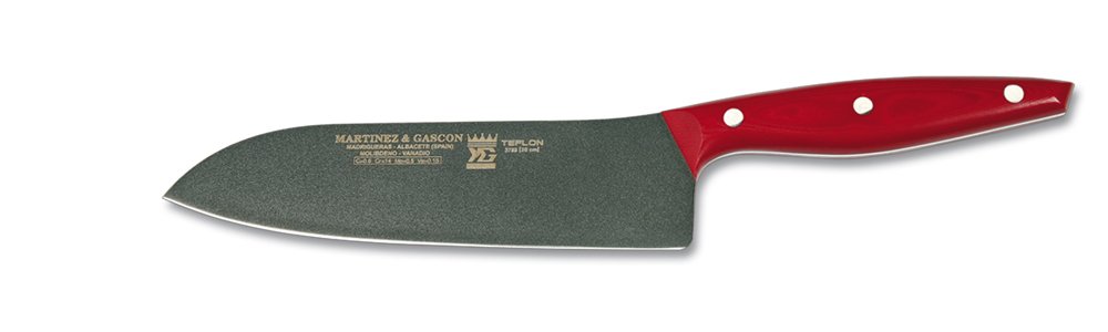 Martínez e Gascón – Coltello Santoku cm Rosso