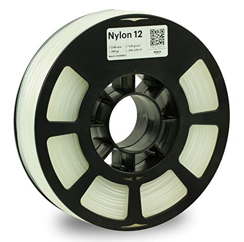 Kodak 3D Printer Filament Nylon 12 Natural Color, +/- 0.03 Mm, 750G (1.6Lbs) Spool, 2.85 Mm. Lowest Moisture Premium Filament In Vacuum Sealed Aluminum Ziploc Bag. Fit Most Fdm Printers #TOP11