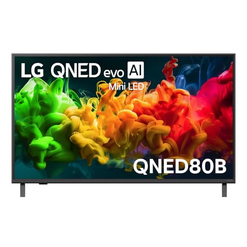 LG 43" QNED80B EVO AI MINI LED 4K SMART TV 2026