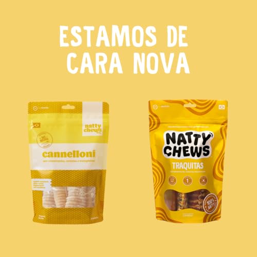 Mordedor Traqueia Bovina Desidratada Para Cães Traquitas Natty Chews - 2 Unidades