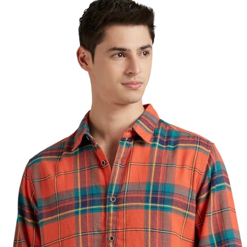 Image of Pepe Jeans Men's Regular Fit Full Sleeve Checkered Cotton Casual Shirt | Check Shirt for Man | Smart & Stylish | Multiple Styles | Mens Casual Shirts