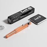 Kaweco Frosted Sport Fountain Pen Soft Mandarine, Fine Nib with Kaweco Sport Octagonal Clip Chrome...