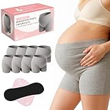 Super Pack 8 Bragas Postparto Desechables Cintura Alta Talla 38-44 + 1 Compresa de gel Frío/Calor 30x7 cm + Funda | Suaves, Transpirables, Soporte Abdominal | Alivio Dolor Perineal y Recuperación