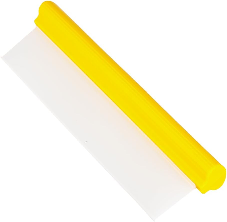 – Car Squeegee,12 inch Silicone Automotive Water Wiper for Drying,Flexible Auto T-Bar Water Blade for Car,Windshield,Glass,Window,Bathroom(Yellow)