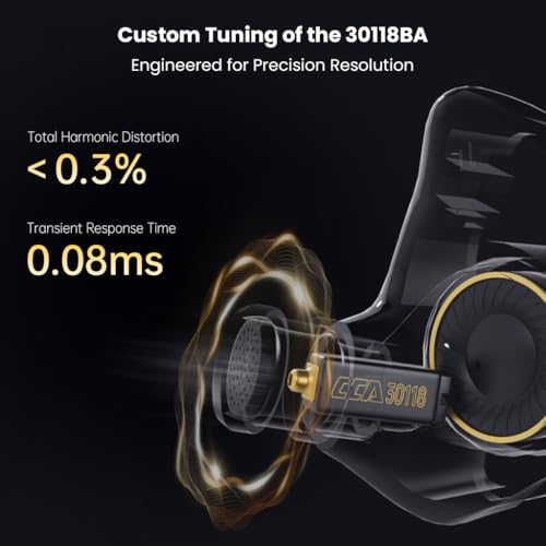 Concept Kart CCA Xyrra Hybrid IEM with Mic, 10mm Dynamic + 30118 BA - Image 6